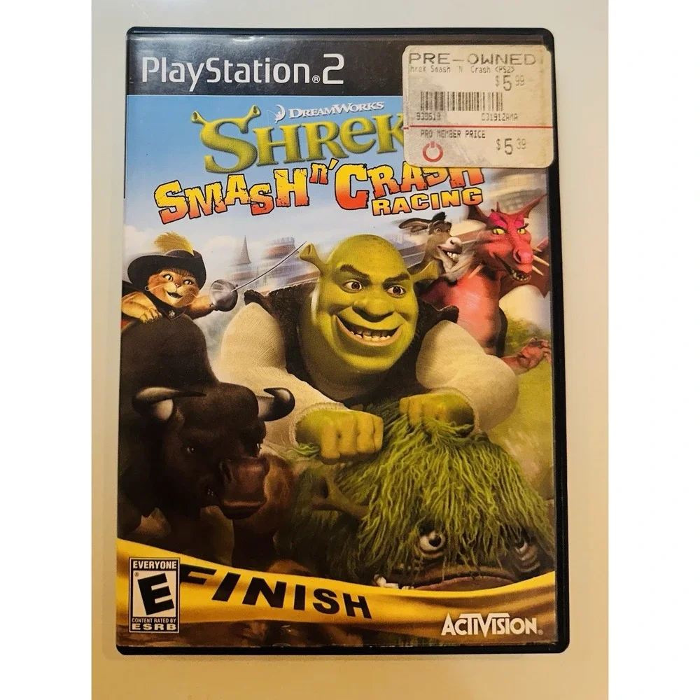 Sony PlayStation 2 LOT 4 Shrek  Finding Nemo Sonic Unleashed Harry Potter